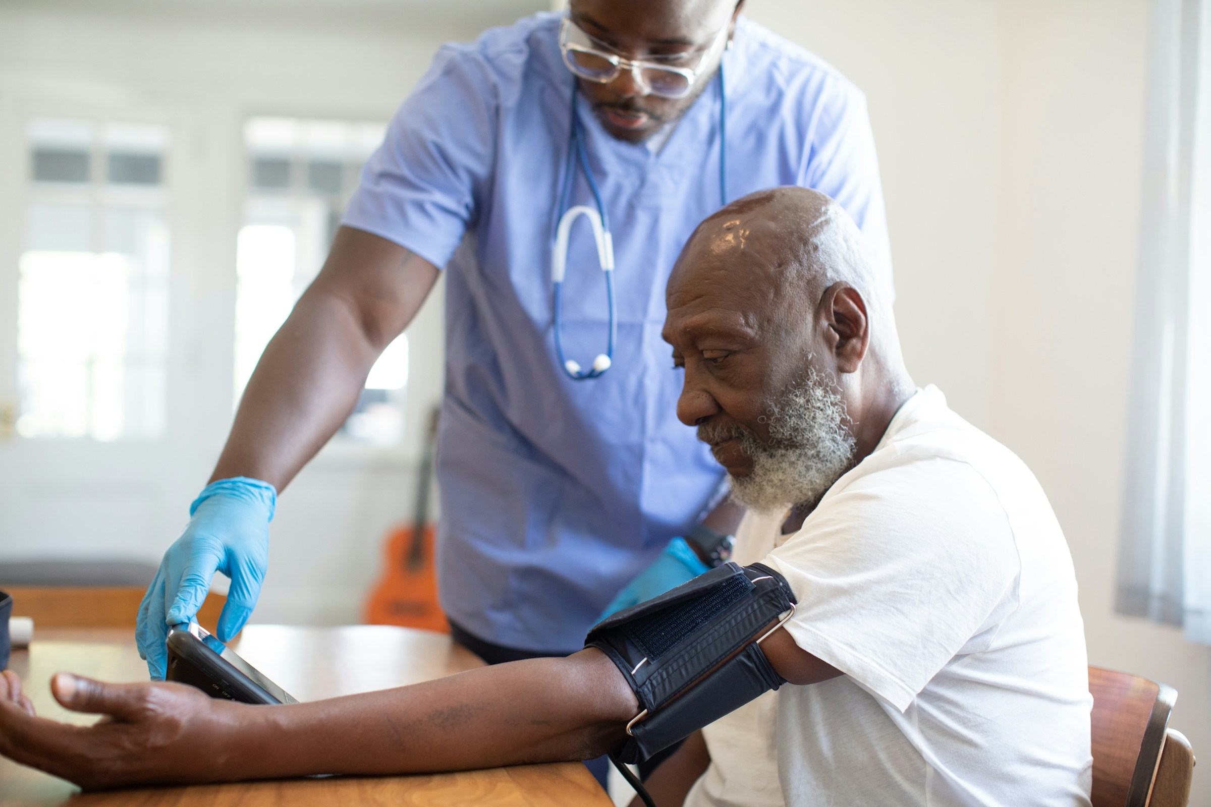 A doctor helps a patient. Photo by Nappy on Unsplash